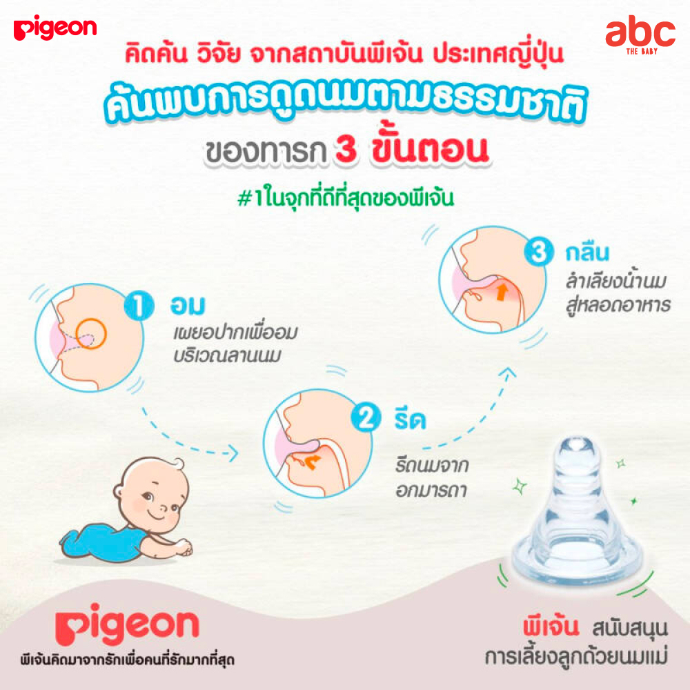 Pigeon حلمات رضّاعة تحاكي ثدي الأم Mini Nipple للرضّاعات القياسية (4 Pcs.) مستلزمات المواليد صورة 5