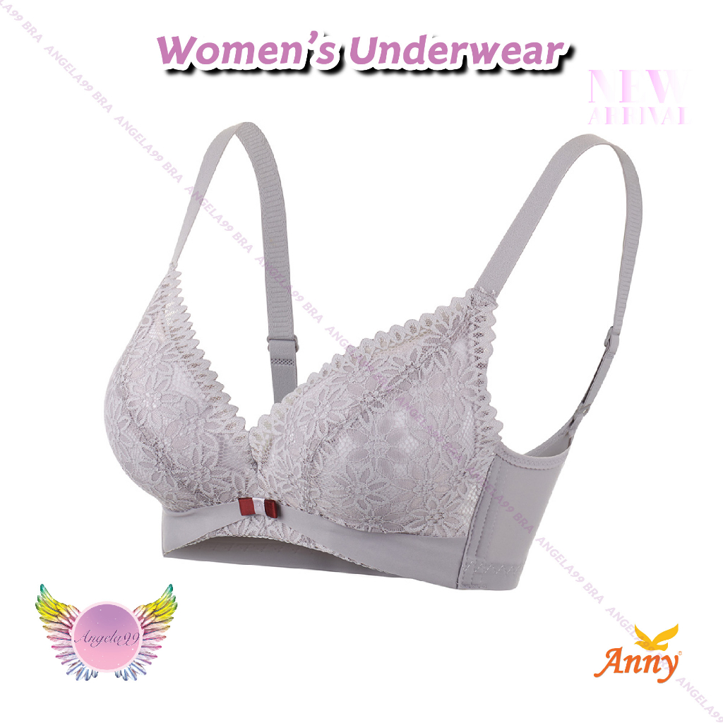 ชุดชั้นในAnny รุ่นT10 คัพA เสื้อในซอฟบราไร้โครง ฟองน้ำคันทรงหนา3cm ฟองน้ำนุ่มเบา ใส่สบายไม่อึดอัดเพิ่มขนาดหน้าอกในพริบตา - รูปที่ 2