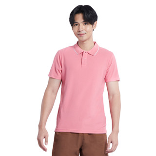 ME STYLE มีสไตล์ เสื้อโปโลสีพื้น รุ่น MPCW1JK92P PINK (สีชมพู) ไซส์ M-XL