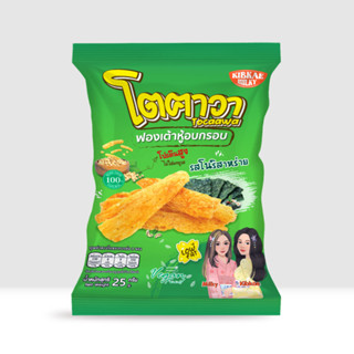 Tocaawa ฟองเต้าหู้อบกรอบ รสโนริสาหร่าย  ซอง 25g.