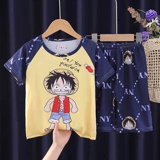 ลด10% โค้ด DDXDECW4 ใหม่ ชุดนอนเด็กแขนสั้นขาสั้น เนื้อผ้านิ่มใส่สบาย ลายการ์ตูนแบบใหม่ ยอดฮิต พร้อมส่งจากไทย