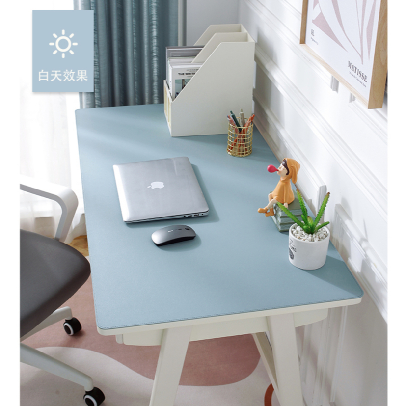 [ᴘʀᴇ-ᴏʀᴅᴇʀ]📍แผ่นรองโต๊ะ PU เหมาะสำหรับโต๊ะ IKEA มีหลายสี ช่วยถนอมโต๊ะ