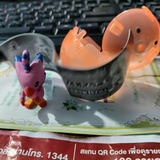 งานกาชาปอง Digimon Piyomon พร้อมไข่ gashapon