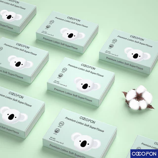 💥ราคาพิเศษ💥กระดาษเช็ดหน้า สำหรับเด็กทารก หนา3ชั้น 1ห่อ 40แผ่นดึง COCOFON Lotion Tissue โลชั่น ทิชชู่