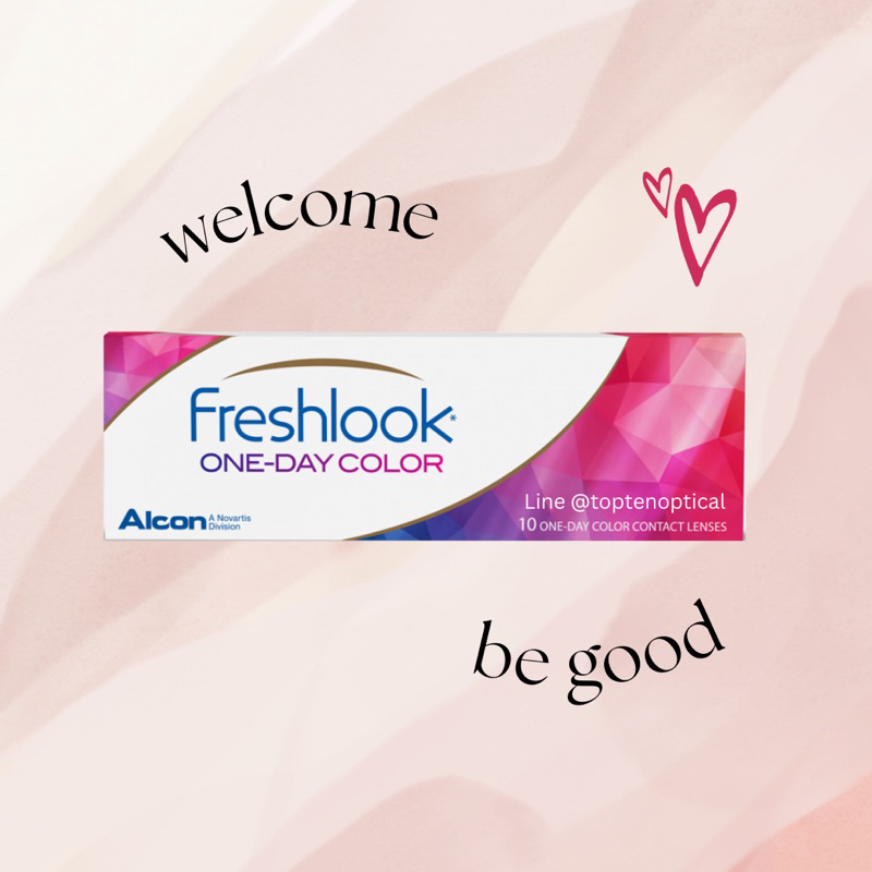 Freshlook คอนแทคเลนส์รายวัน 0.00 ถึง -2.00 (5คู่)