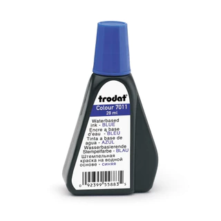 หมึกตรายาง หมึกเติมตรายาง สำหรับ ตรายางหมึกในตัว รุ่น trodat 7011 ขนาด 28 ml ของแท้ 100% [S24]