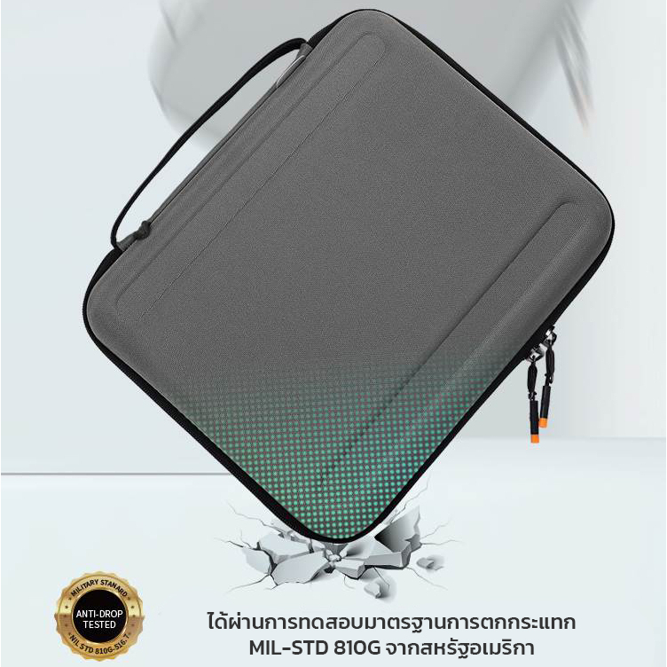 กระเป๋ากันงอกันกระแทก WiWU Parallel Hardshell กระเป๋าสำหรับ แท็ปแล็ต โน๊ตบุค สามารถใช้งานร่วมกับไอแพด12.9 11 10.9 นิ้ว