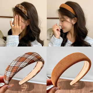 🍪 MISSGIRL - Brownie hair band 3cm.(🏷️90.-)‎ ที่คาดผมสีน้ำตาล