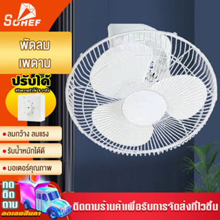 พัดลมเพดาน พัดลมโคจร 16 นิ้ว Ceiling Fan สั่นหัว ติดเพดาน มีตะแกรง พัดลม