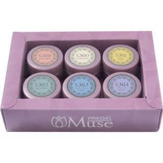 PREGEL  MUSE  SWEET MACARON SET สีทาเล็บเจล-สีเจลทาเล็บ