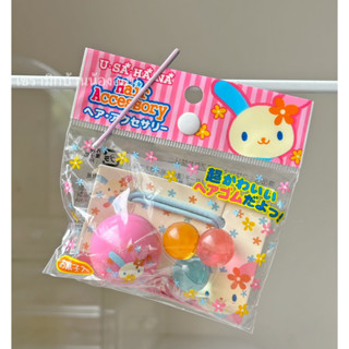 Usahana Hair Accessory, Old Sanrio 2004, เครื่องประดับผม ยางรัดผมอุซาฮานะในแพ็ค