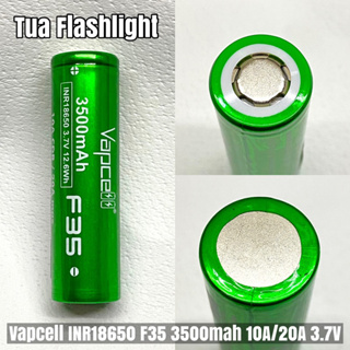 ถ่านชาร์จขนาด 18650 Vapcell F35 3500mah 10A/20A 3.7V