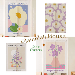 (Preorder) ม่านกั้นประตู ไว้บังประตูผ้าลายสวยน่ารัก / Plainplainhouse