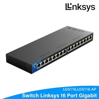 Switch Linksys 16 PORT Gigabit UNMANAGED LGS116,LGS116-AP