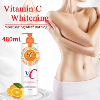 {ให้ความชุ่มชื้น 480 มล.}คลังสินค้าใส Disaar Vitamin C ครีมบํารุงผิวกาย ให้ความชุ่มชื้น 480 มล.