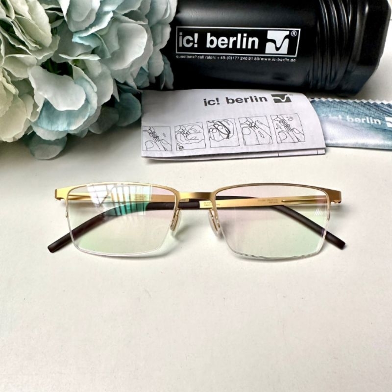 พร้อมส่ง กรอบแว่นตา ic berlin  Model : cayenne​ ครบสี