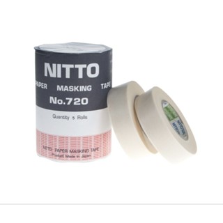 กระดาษกาว NITTO งานญี่ปุ่น ยกแถว (5 ม้วน)