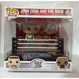 Funko Pop Moment Cena vs Rock WWE 2 Pack