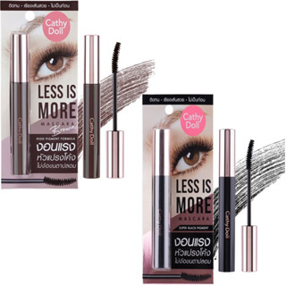 Cathy Doll Less Is More Mascara 8g เคที่ดอลล์ เลส อีส มอร์ มาสคาร่า