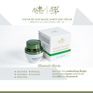 NaturDeLeaf  Day Cream Bright &amp; Whitening Tone up SPF30