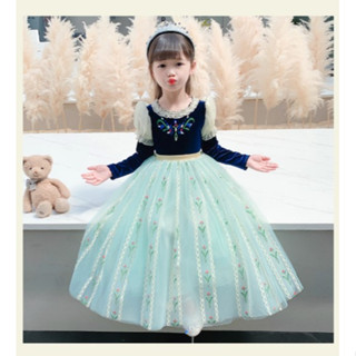 7C90 ชุดเด็ก อันนา เจ้าหญิงอันนา โฟรเซน ผจญภัยแดนคำสาปราชินีหิมะ Anna Princess Frozen Costume