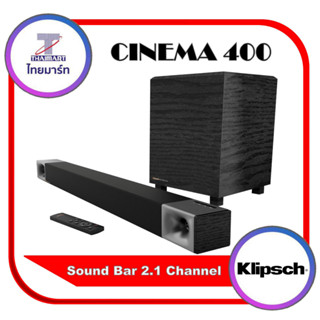 KLIPSCH CiNEMA 400 Sound Bar 2.1 SYSTEM &gt;&gt;ของแท้รับประกันศูนย์ SoundRepublic 1 ปี&lt;&lt;