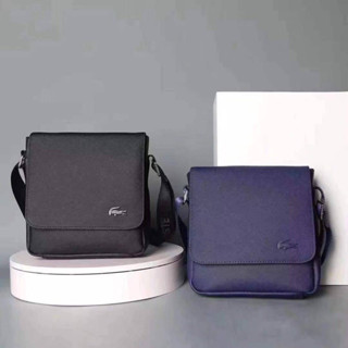 พร้อมส่งในไทย ไม่ต้องรอ งานตามหา กระเป๋า Lacoste รุ่นตามหา ตรงปก ดำ / กรม 22.5*21*6ซม