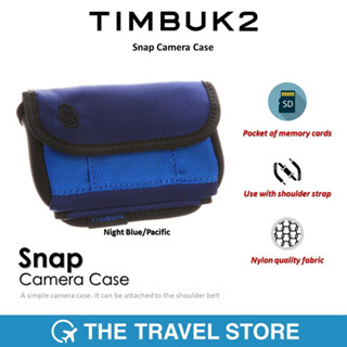 TIMBUK2 Snap Camera Case - Night Blue/Pacific (889-3-4082) กระเป๋าติดสายสะพาย อุปกรณ์เสริมกระเป๋าสะพายข้าง และกระเป๋าเป้
