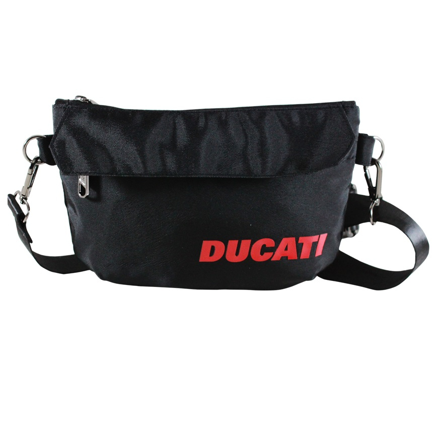 Ducati กระเป๋าสะพายข้างดูคาติลิขสิทธิ์แท้ ขนาด 24x18x1 cm. DCT49 189
