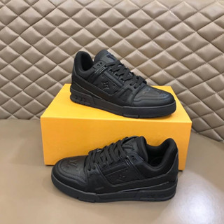 NEW LOUIS VUITTON INITIALS ON THE TONGUE TRAINER SNEAKER