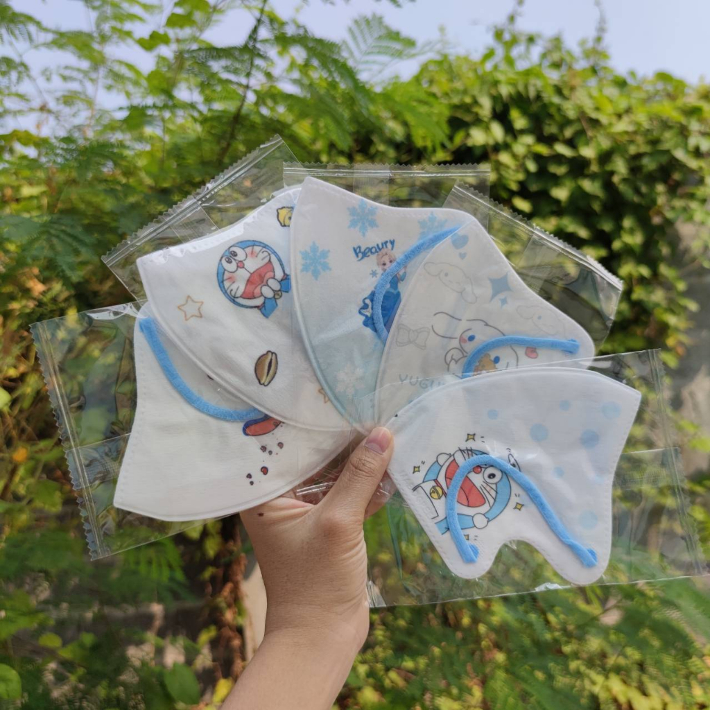 3D Maskแมสสำหรับผู้ใหญ่ งานหนา3ชั้น แมสหูใหญ่ ใส่แล้วไม่เจ็บหนู ไม่รั้งหู ทรงญี่ปุ่น 1แพ็ค10ชิ้น