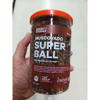 Good Sugaaar Muscovado Superball น้ำตาลจากอ้อยธรรมชาติ 400g.ราคาพิเศษ