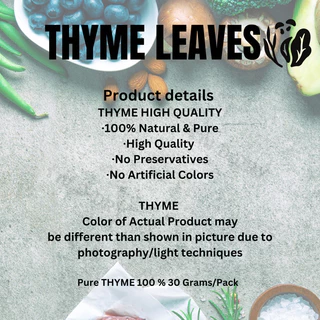 Thyme leaves🌿 100% High quality / Tropic Peaks ใบไทม์ บริสุทธิ์