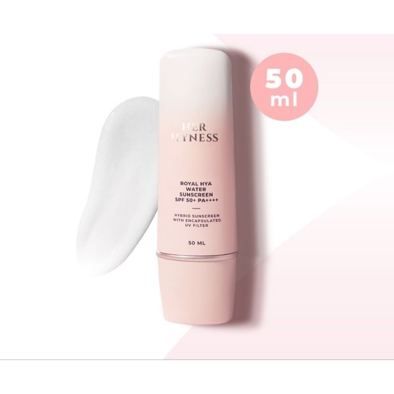 💥[แท้💯%]🌞กันแดด Her Hyness Royal Hya Water Sunscreen SPF50+ PA++++ 50 ml.⚡