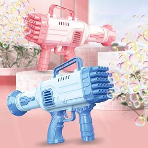 dtxmarket ปืนเป่าฟอง 32รู Bazooka ฟองเยอะ สะใจ ใช้ถ่านใหม่เท่านั้น ของเล่นเป่าฟอง เครื่องทำฟองสบู่