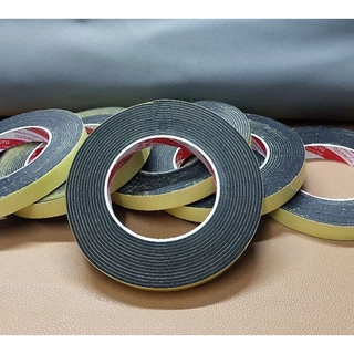 เทปโฟมกาวหน้าเดียว เทปซีลตู้ลำโพง ขอบประตูหน้าต่าง ขนาดกว้าง10mm. ,15mm. หนา2mm ยาว5m.