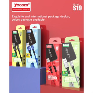 Yoodex S19 3A【รับประกัน 1 ปี】ส่งจากไทย Fast Charge สายชาร์จ คุณภาพสูง USB สายชาร์จ Yoodex สายชาร์จ usb 1.2 เมตร