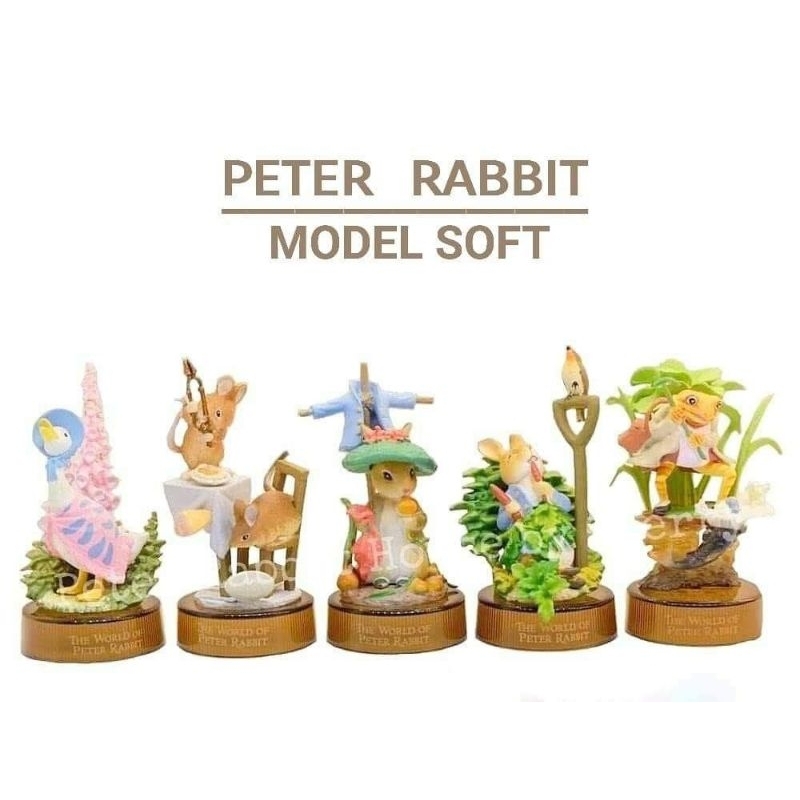 หายาก Kaiyodo 🐰🥕 The World of Peter Rabbit Bottle cap mini Figure 🐇 งานฝา ปีเตอร์ แรบบิท น้อง Peter 