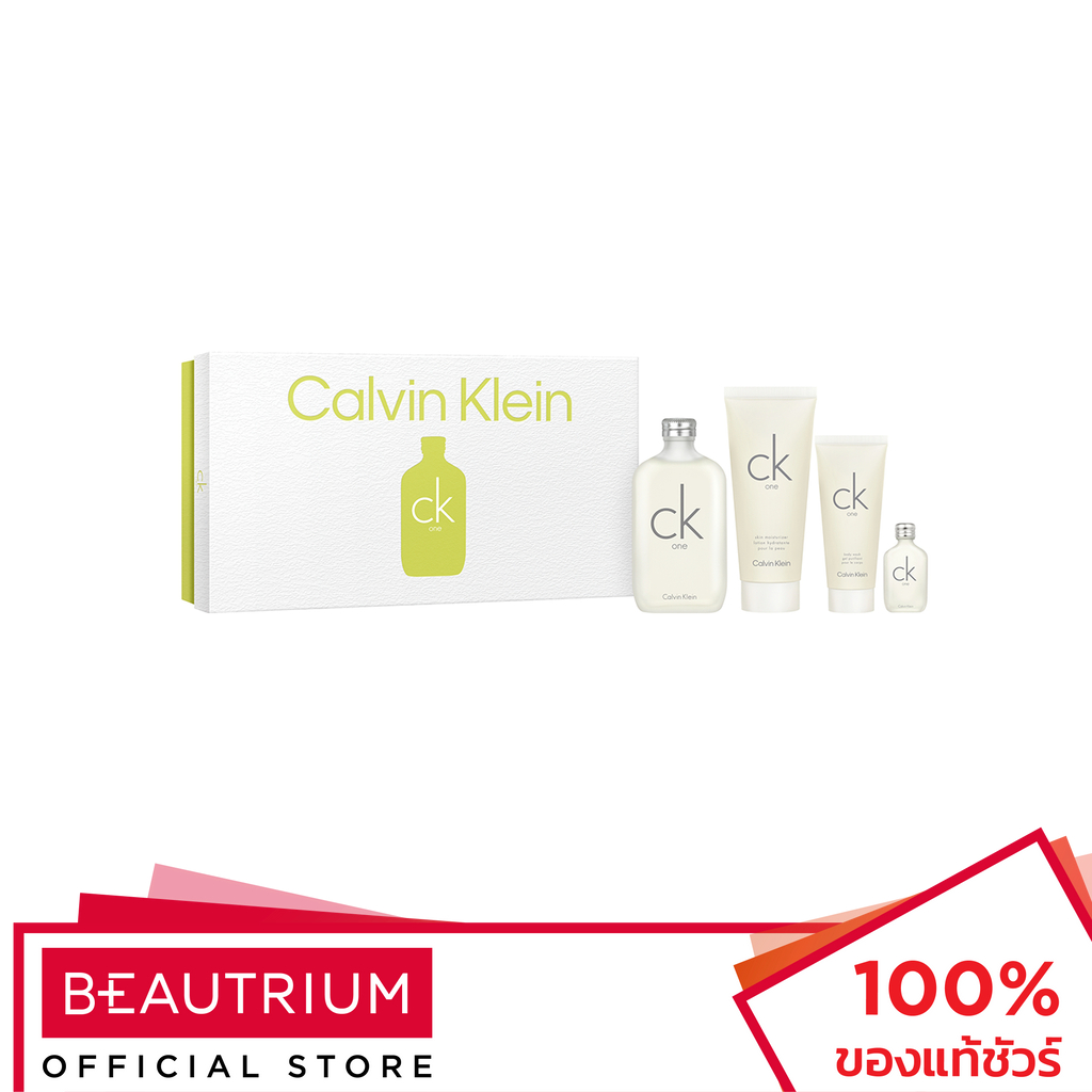 CALVIN KLEIN CK One Spring 2023 EDT Body Lotion + Body Wash + EDT Set น้ำหอม 200ml, 200ml, 100ml, 15