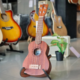 🎥 อูคูเลเล่ PHX Ukulele ทรง Soprano Mahogany ขนาด 21 นิ้ว ไม้หน้าทำจากไม้มะฮอกกานี * ฟรี ปิ๊ก 2 +ใบคอร์ด - มี COD