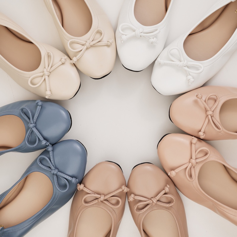 (พื้นนุ่มแน่น) peucha hideko glaze gen 2 ✨ (memory foam insole) ballerinas flat shoes