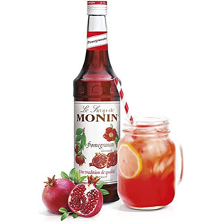 (WAFFLE) โมนิน ไซรัปทับทิม บรรจุขวด 700 ml. MONIN Pomegranate Syrup น้ำเชื่อม MONIN กลิ่น “Pomegranate”