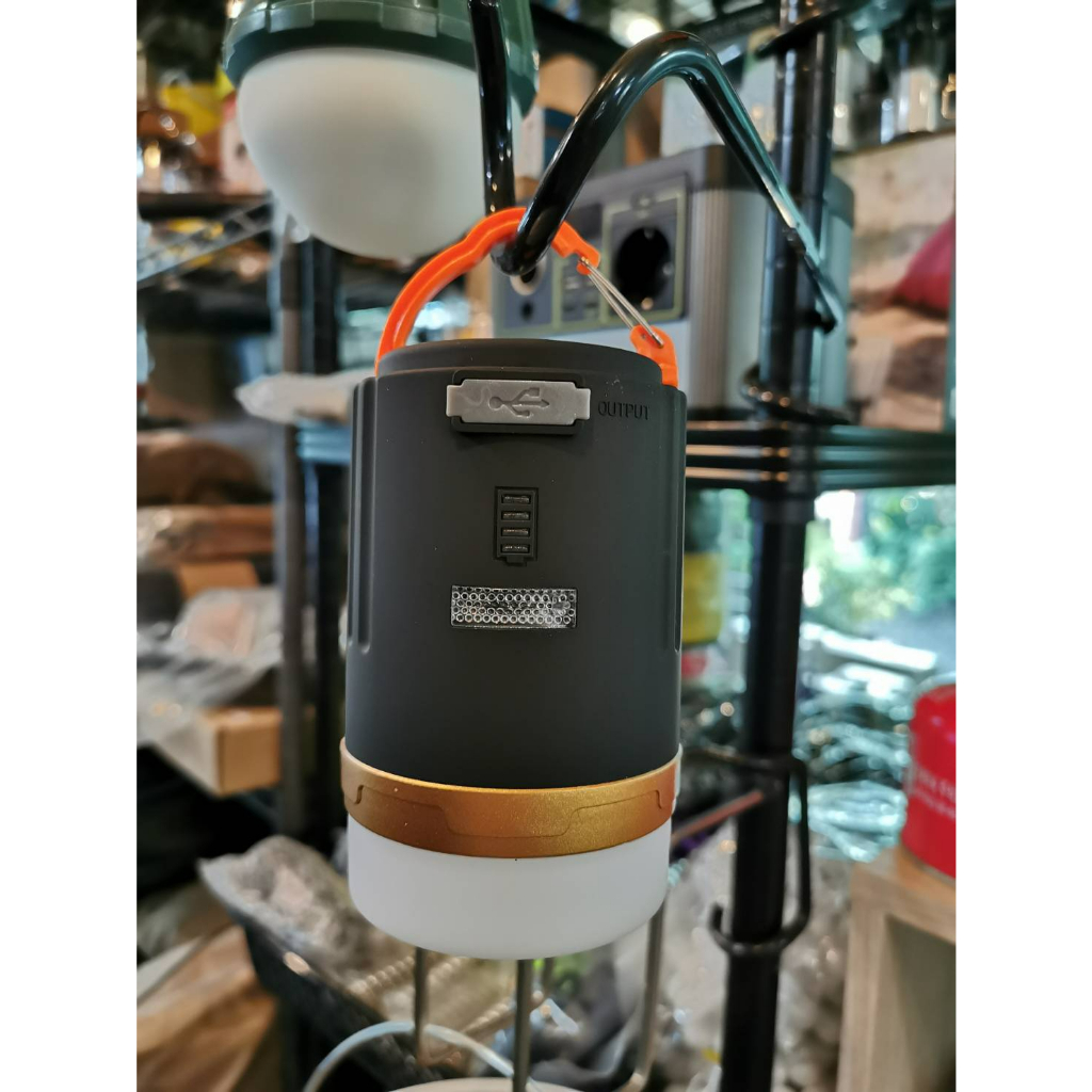 ไฟเต็นท์ ไฟแคมป์ปิ้งพกพาทรงยาว แบบชาร์จ USB และมีรีโมทในชุด by Jeep Camping
