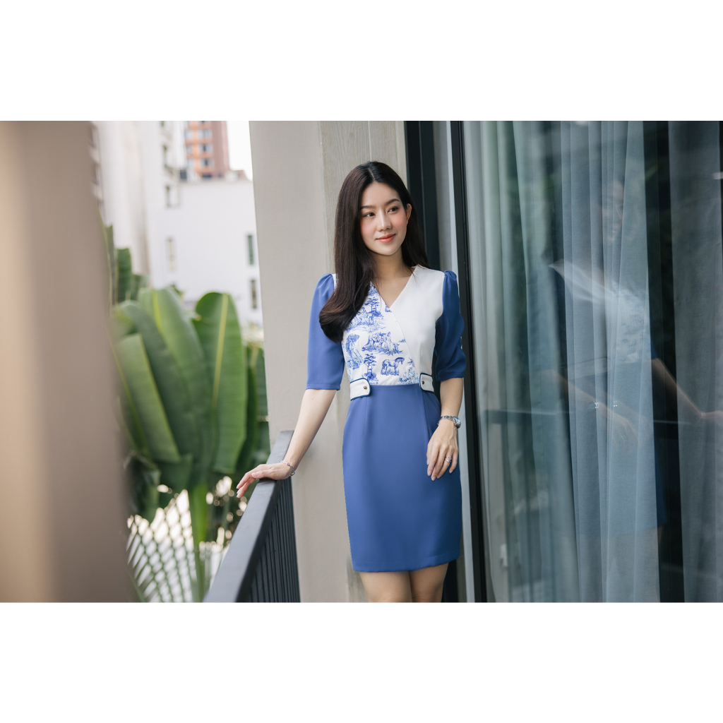 VERSILLES' dress (LIMITED FABRIC PRINT)