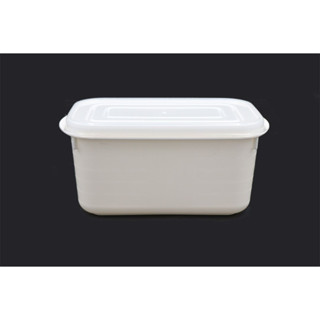 Food Box กล่องใส่อาหารพลาสติก JP Quality 700ml 9x16x8 cm สีขาว 1542