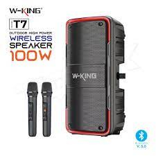 W-king T7 ลำโพงบลูทูธ Bluetooth Speaker กำลังขับ 100W แบตเตอรี12,000mAh เสียงทรงพลัง เบสหนัก ของแท้ 