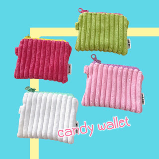 candy wallet กระเป๋าตังค์ผ้าลูกฟูกนุ่มนิ่ม