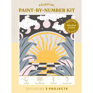 Mindful Crafts Celestial Paint by Number Kit: Mindful Crafts: Celestial Paint-by-Number Kit