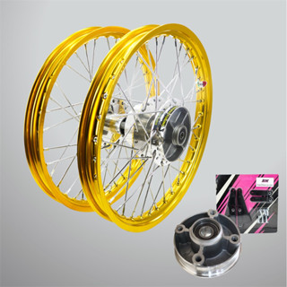 อุปกรณ์เสริม Motocross Hub Core Wheels 1.40x14 นิ้วล้อ 1.85x12 นิ้วขอบเหล็กล้ออลูมิเนียมขอบล้อ