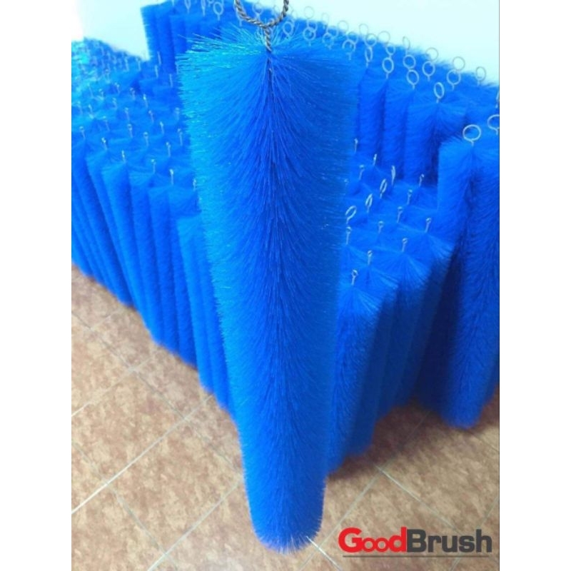 แปรงพู่ Good Bruch เกรดพรีเมี่ยม กว้าง 10cm. สีฟ้า เกลียวถัก สแตนเลส คุณภาพสูง ล้างง่าย ทน (งดสั่งร่วมกับสินค้าอื่น)